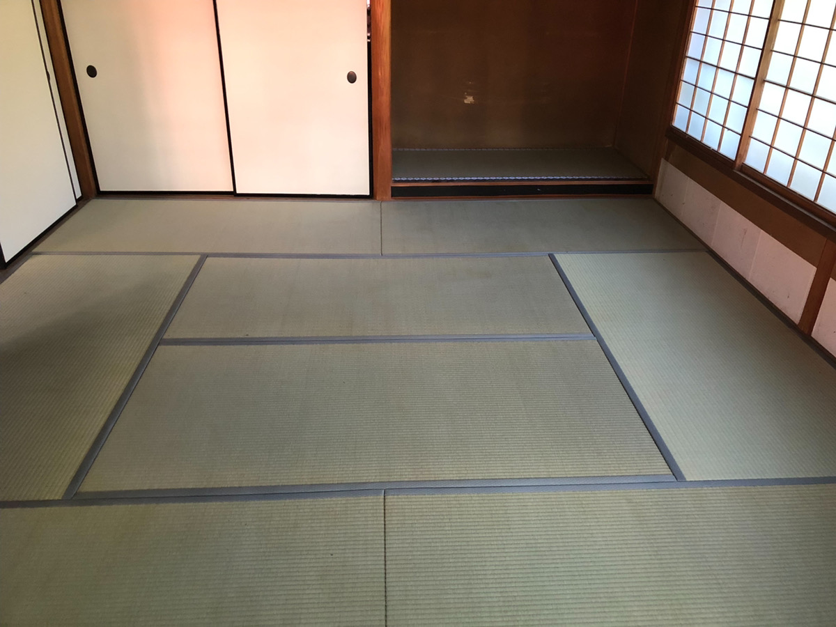 古民家の畳新調