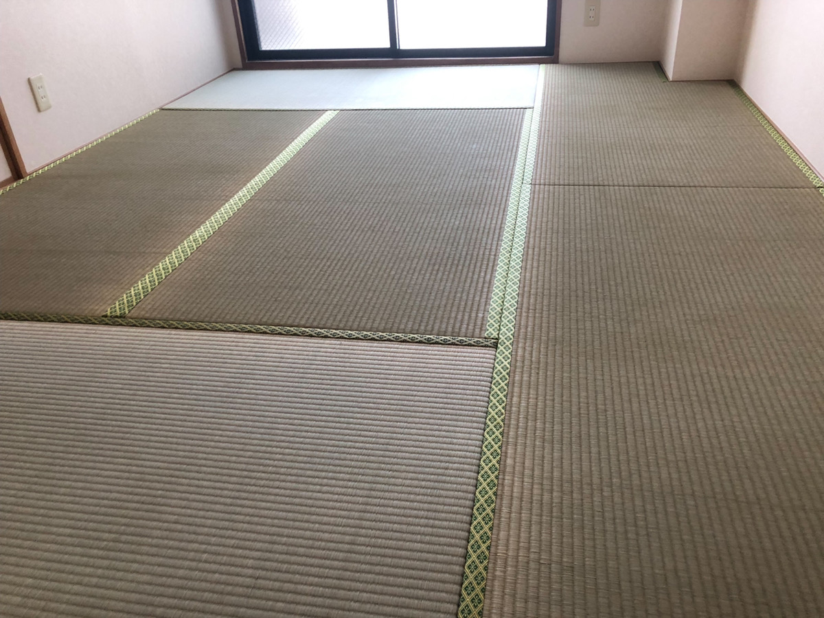 鈴鹿市野町東で畳表替え