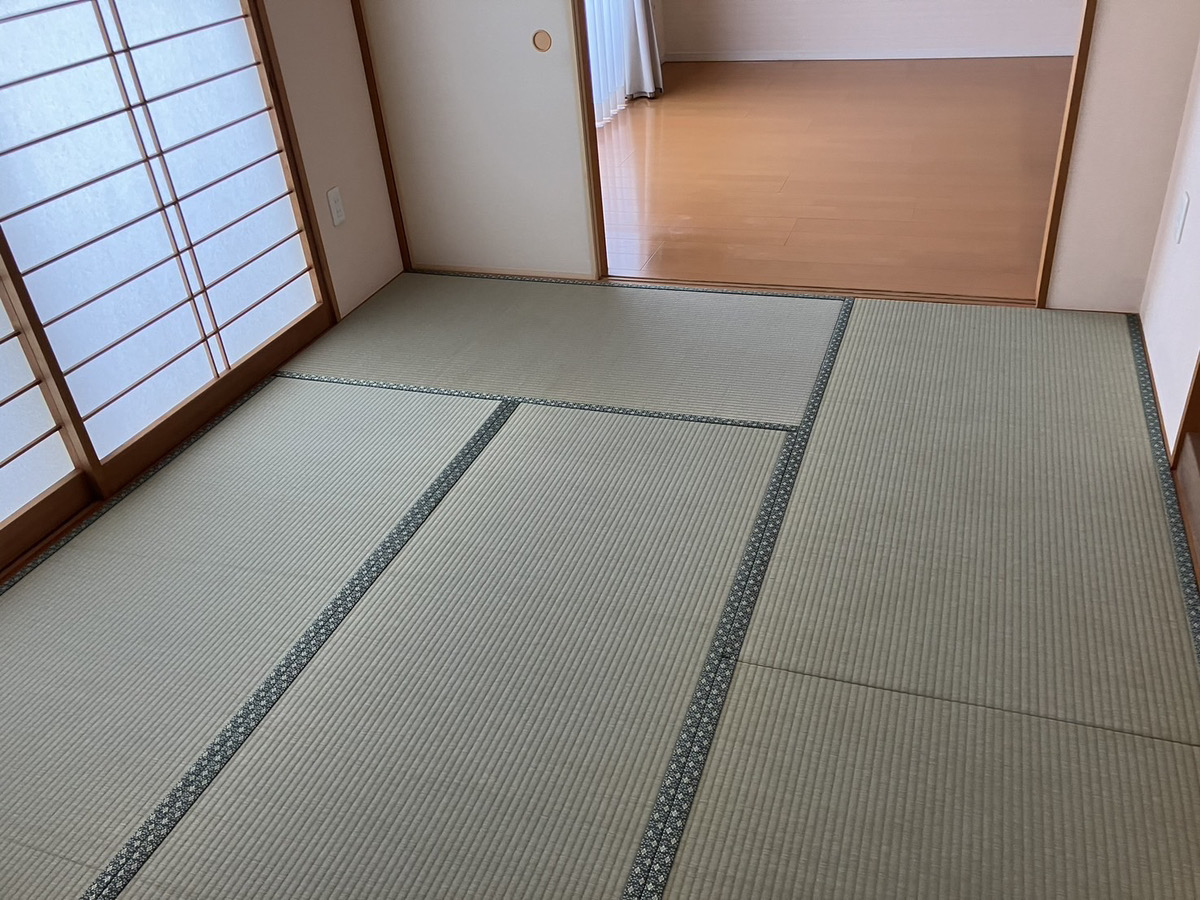 鈴鹿市東旭ヶ丘で畳表替え