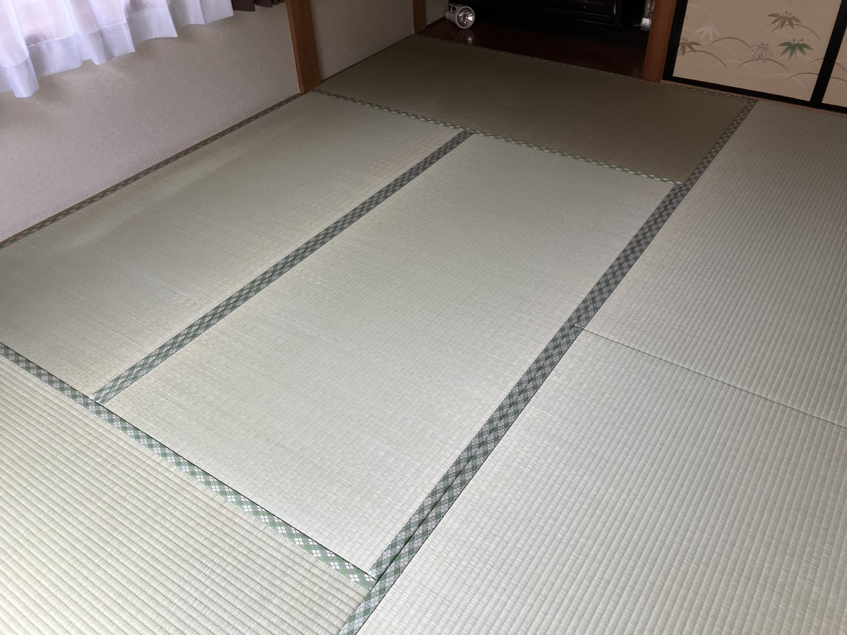 鈴鹿市末広東で畳表替え