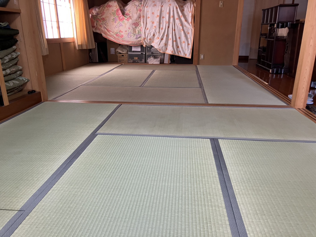 鈴鹿市西条で畳表替え