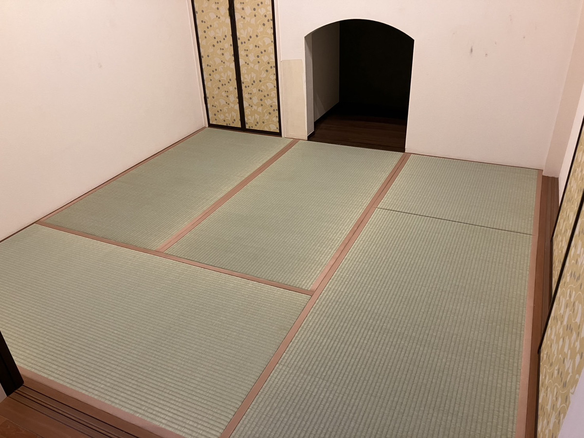 四日市市小古曽で畳表替え
