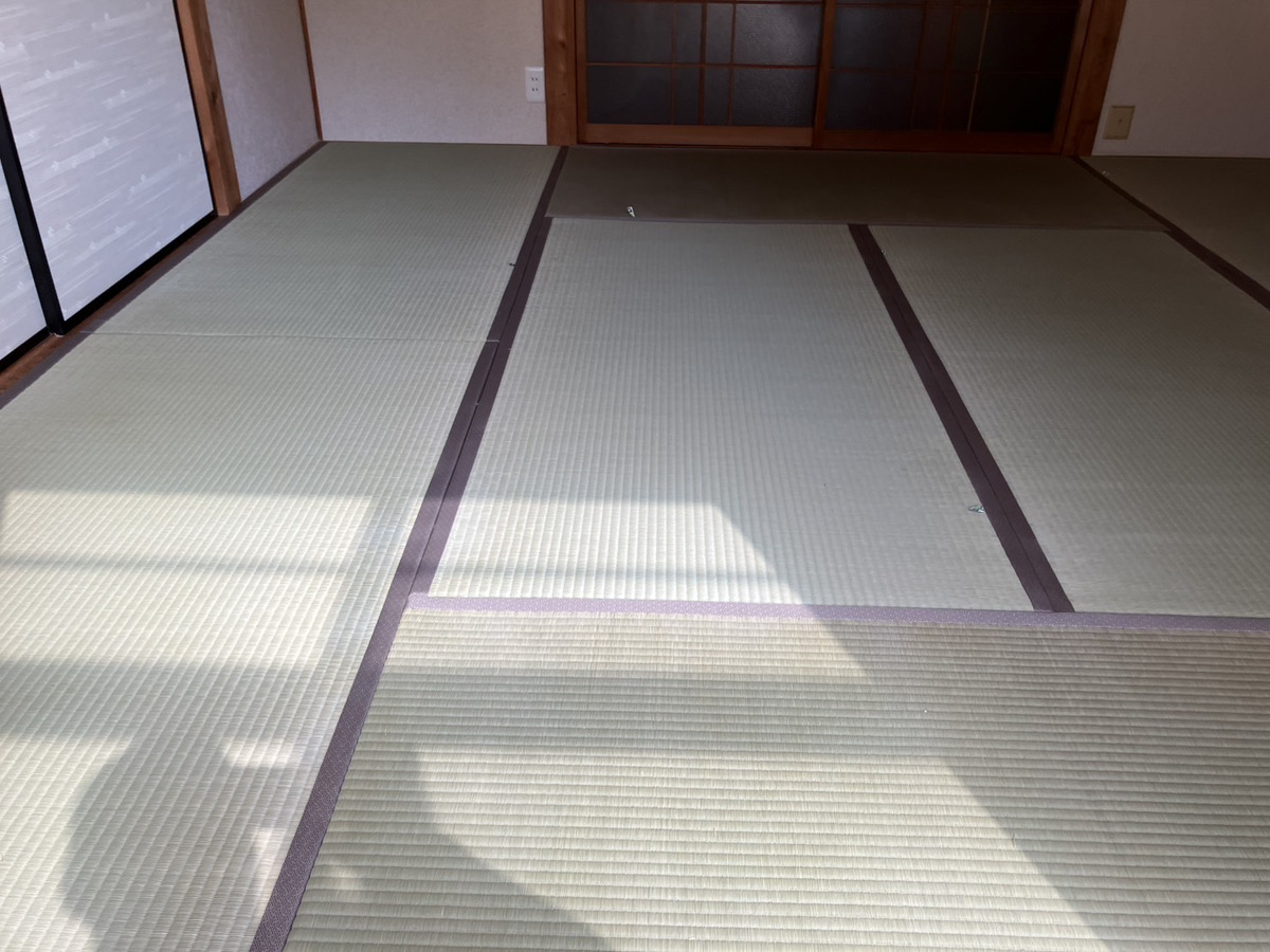 鈴鹿市三日市南で畳表替え