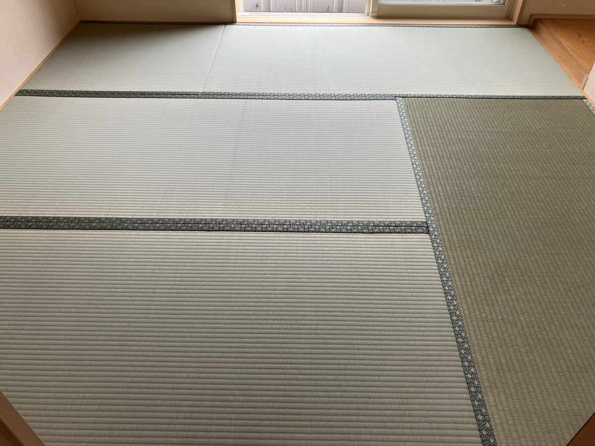 鈴鹿市道伯で畳表替え