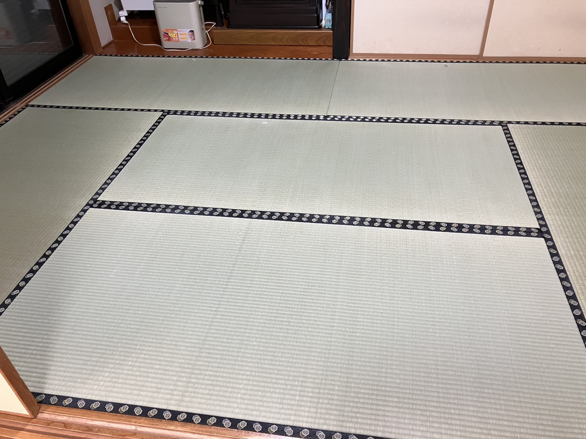 桑名市星見が丘で畳表替え