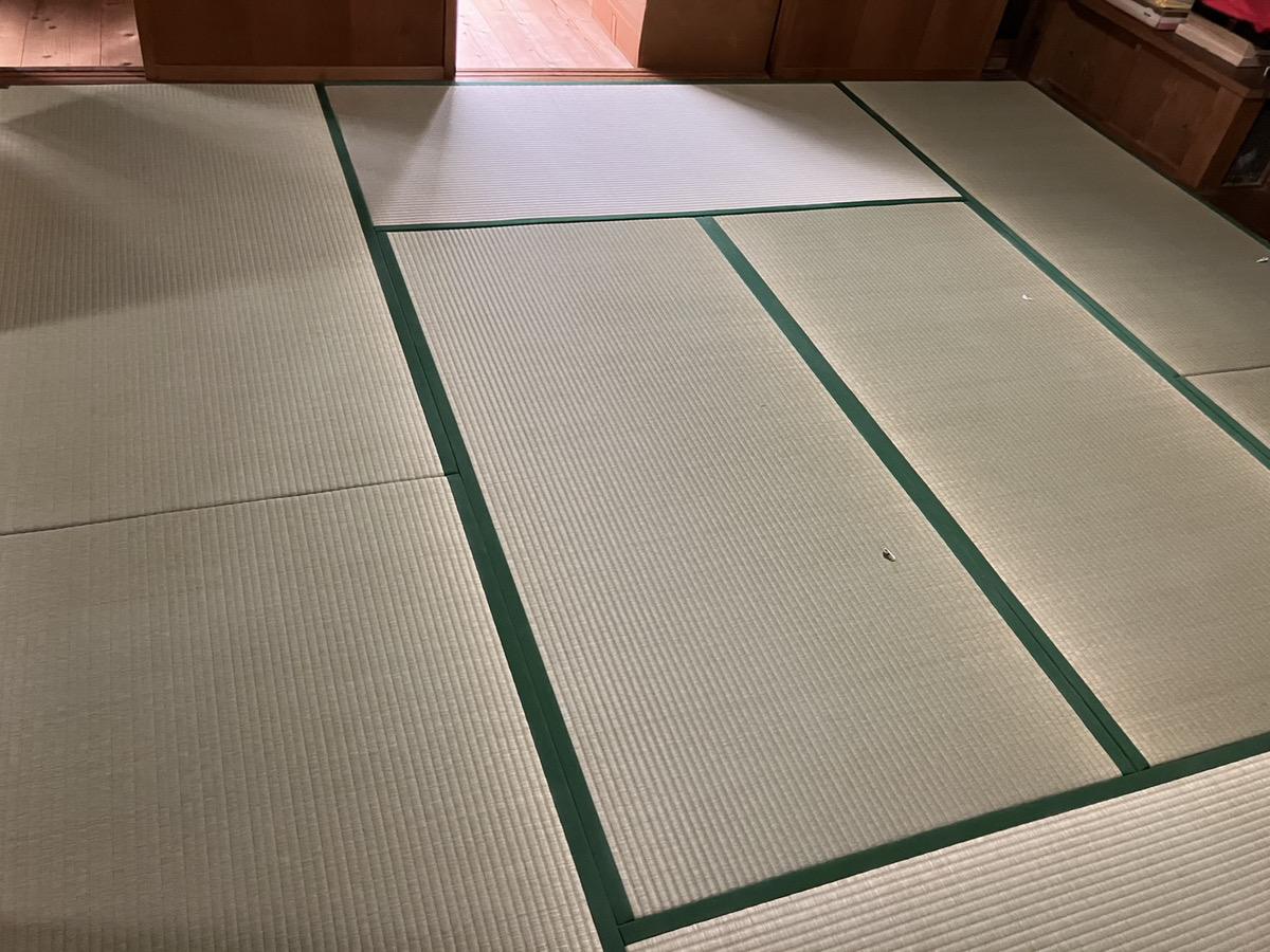 桑名市多度町で畳表替え納品