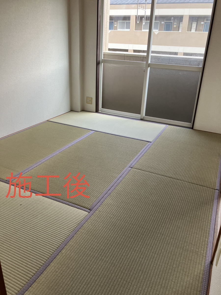 大安町石榑東で畳表替え納品