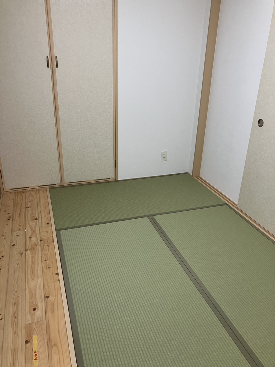 いなべ市大安町石榑東で畳表替えと障子と襖張替え