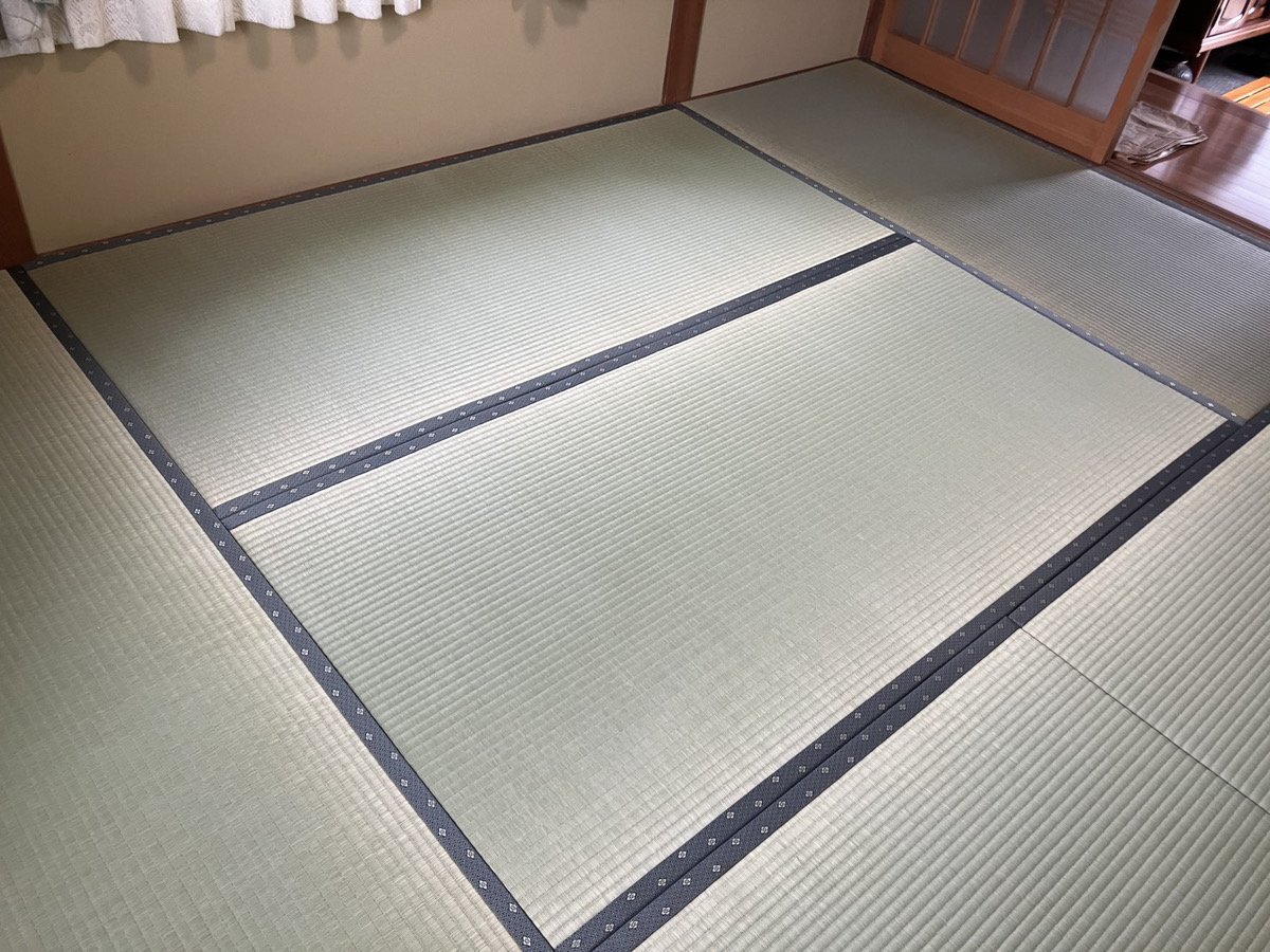 鈴鹿市道伯で畳表替え納品