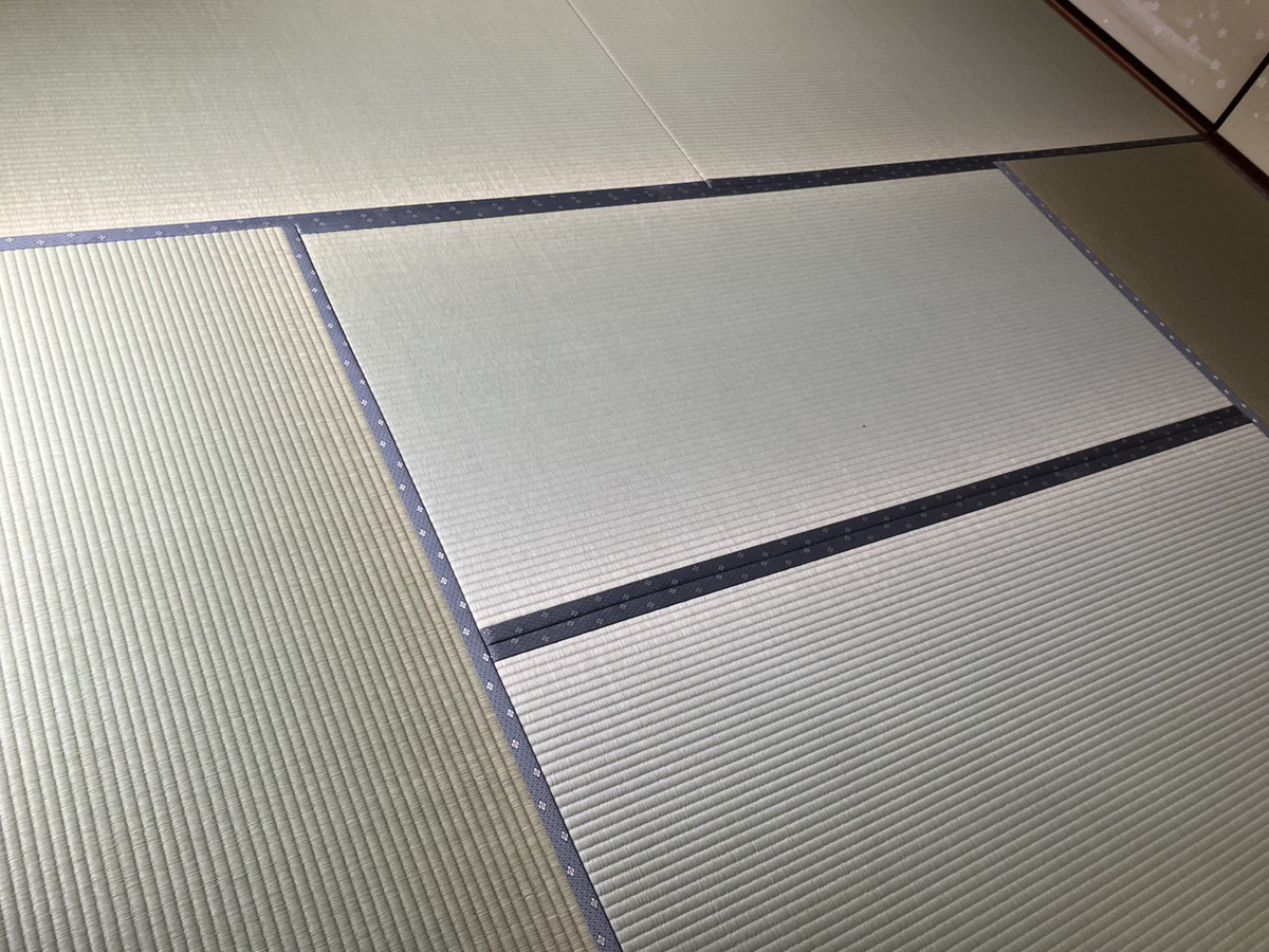 鈴鹿市竹野で畳新調納品