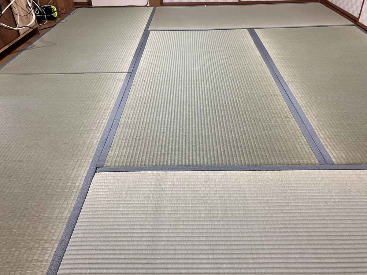 四日市市青葉町で畳表替え納品