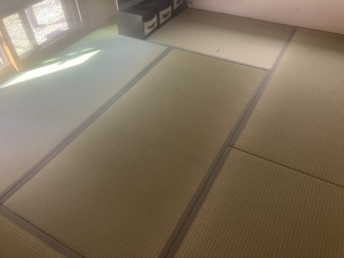四日市市まきの木台で畳表替え納品